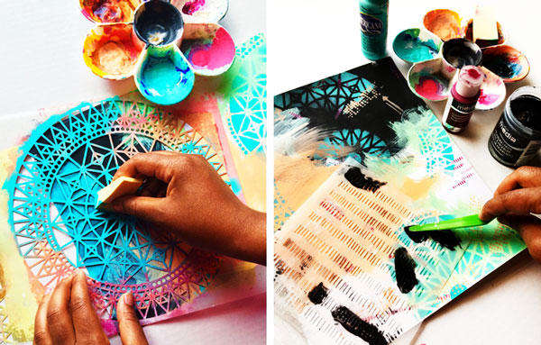 激光鏤空機(jī)能大大提高塑料手繪模板的生產(chǎn)效率！