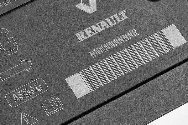 光纖激光打標機在汽車零部件中的應用及優勢